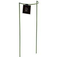 Pack of 3 Tom Chambers Metal Green Garden Plant Support Arc 20cm x 60cm - Small