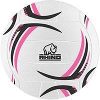 Rhino Thunder Netball White/Black/Pink O/S