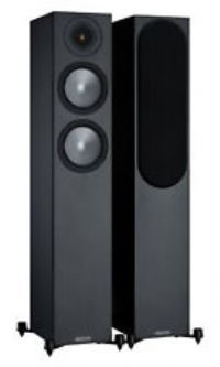 Monitor Audio Bronze 200 Floorstanding Speakers Black Pair 6G including 5 Year Warranty