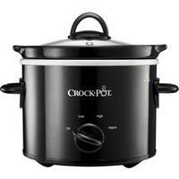 Crock-Pot Slow Cooker | Removable Easy-Clean Ceramic Bowl | 1.8L Small Slow Cooker (Serves 1-2 People) | Black | [CSC080]