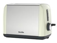 Breville ITT990 Stainless Steel 2 Slice Toaster 800W - Cream
