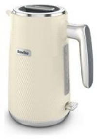 BREVILLE Obliq VKT203 Jug Kettle  Vanilla Cream, Cream