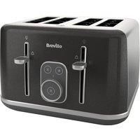 Breville Aura 4 Slice Toaster | Touch Control Panel | Extra High Lift | Variable Width Slots | Shimmer Grey [VTR020]