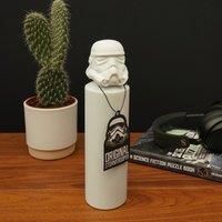 Suck UK - Original Stormtrooper Helmet Water Bottle 500ml | Stainless Steel Water Bottle With Storm Trooper Lid | Metal Bottles & Drinking Bottles For Adults | Storm Trooper Helmets Drinks Bottles
