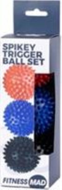 Fitness Mad Spikey Massage Ball Set Gym