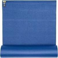 Yoga-Mad Warrior II Plus | Thick Yoga Mat | 183cm x 61cm x 6mm | Non Slip Exercise Mat | Perfect for Pilates, Yoga, Stretching, Home Workouts and General Fitness (Dark Blue)