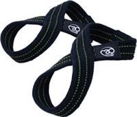 Fitness Mad Figure 8 Lifting Straps Black Strap Weightlifting