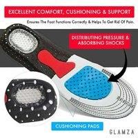 Sport Adjustable Arch Support Orthotic Foot Insoles Heel can be soft cut to size