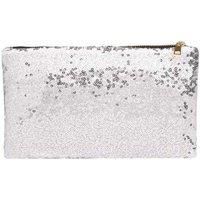 Makeup Handbag Ladies Glitter Organiser Case Purse Pouch Zipper Sequins Clutch