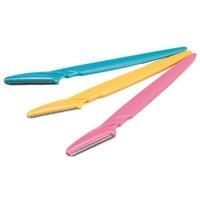 Glamza No Flick 3 Pack Eyebrow Brow Shaper Razor & Dermaplaning Safe Painless Portable Women/'s Shaver Trimmer Tool Grooming Kit