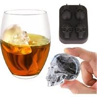 Novelty 3D Skull Ice Trays - 1, 2 Or 3