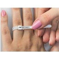 UK RING SIZER ADJUSTABLE MEASURE FINGER SIZE GAUGE SIZE A TO Z FOR MEN & WOMEN