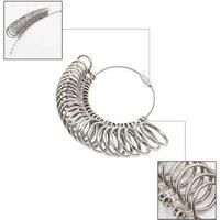 RING SIZER UK | Ring Measurement Tool Inc 26pc A-Z Metal & Plastic Belt Sizers