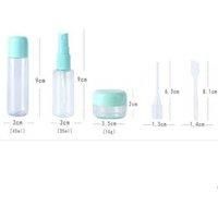 Glamza 9Pc Empty Bottle Travel Pack - Green