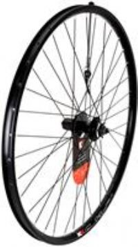 HBR KX Wheels: MTB 29" 29er Doublewall Q/R Cassette Wheel Disc Brake in Black (Rear)-BLACK -29"