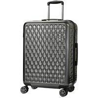 Rock Allure 68cm Hardshell 8 Wheel Spinner Suitcase Charcoal