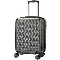 Rock Luggage Allure CarryOn 8Wheel Suitcase  Charcoal