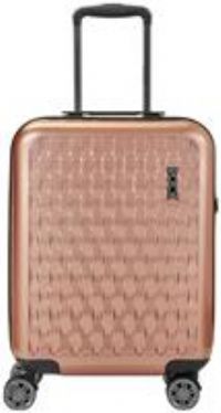 Rock Luggage Allure CarryOn 8Wheel Suitcase  Rose Pink