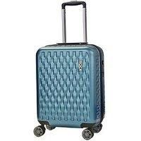 Rock Luggage Allure Carry-On 8-Wheel Suitcase - Blue