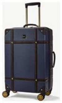 Rock Vintage Suitcases Retro 8 Wheel Spinner Luggage Cream / Navy / Pink /Black