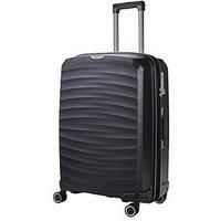 Rock Sunwave 79cm Expandable Hard Shell Suitcase Black