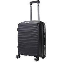 Rock Sunwave 54cm Carry On Expandable Hard Shell Suitcase Black