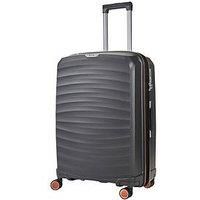 Rock Sunwave 66cm Expandable Hard Shell Suitcase Charcoal
