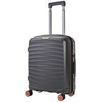 Rock Sunwave 54cm Carry On Expandable Hard Shell Suitcase Charcoal