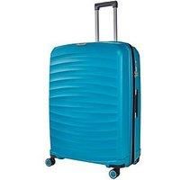 Rock Sunwave 79cm Expandable Hard Shell Suitcase Blue