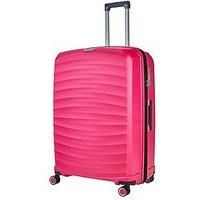 Rock Sunwave 79cm Expandable Hard Shell Suitcase Pink