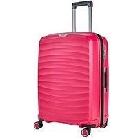 Rock Sunwave 66cm Expandable Hard Shell Suitcase Pink