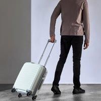 Rock Sunwave 54cm Carry On Expandable Hard Shell Suitcase White