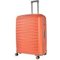 Rock Sunwave 79cm Expandable Hard Shell Suitcase Peach