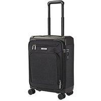 Rock Unisex Parker 54cm Hardshell Cabin 8 Wheel Spinner Suitcase Black - One Size