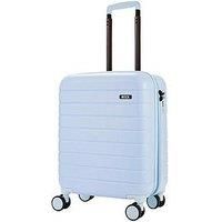 Rock Luggage Novo Carry-On 8-Wheel Suitcase - Pastel Blue