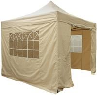 All Seasons 3m x 3m Garden Pop Up Gazebo with Side Panels