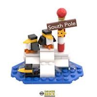 Penguins on Iceberg - Winter Zoo or Christmas | Kit Made With Real LEGO