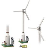Wind Turbine - Custom Model - 39.5cm tall - windmill | Kit Made With Real LEGO