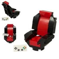 Gaming Chair Red | Video Console Gamepad | Custom kit made with real LEGO Bricks