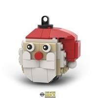 Santa Christmas Bauble Decoration | Made With Genuine LEGO Bricks