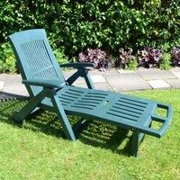 TRABELLA Green POTENZA Lounger, (H) 101, (W) 74, (D) 150 cm