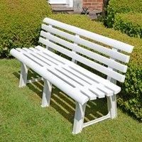 "BRINDISI" BENCH in WHITE by TRABELLA TB-803
