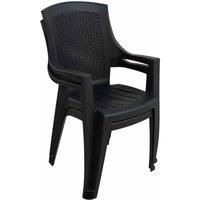 Trabella Sedini Stack Chair Anthracite Pack Of 2