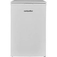 Montpellier MZF48W-1 | Freestanding Undercounter Freezer in White - 48cm Wide. 64L Capacity, 2 Year Warranty (White)