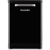 Montpellier 13 Place Settings Freestanding Dishwasher - Black