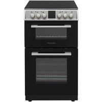 MONTPELLIER MDOC50FS 50 cm Electric Ceramic Cooker - Silver, Black,Silver/Grey