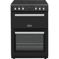 MONTPELLIER MMRDF60FK 60 cm Dual Fuel Cooker - Black & Silver, Black