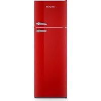 Montpellier MAB346ER Retro Top Mount Fridge Freezer In Red