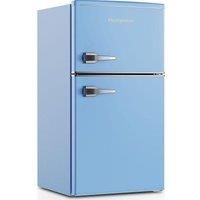 Montpellier MAB2035EPB Blue Retro Undercounter Fridge Freezer