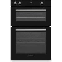 MONTPELLIER MBIDO90 Built-In Double Oven - Black & Stainless Steel, Stainless Steel